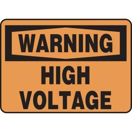 Accuform OSHA WARNING SAFETY SIGN HIGH MELC325XT MELC325XT